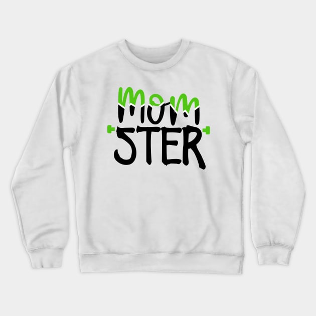 Momster Crewneck Sweatshirt by Coral Graphics